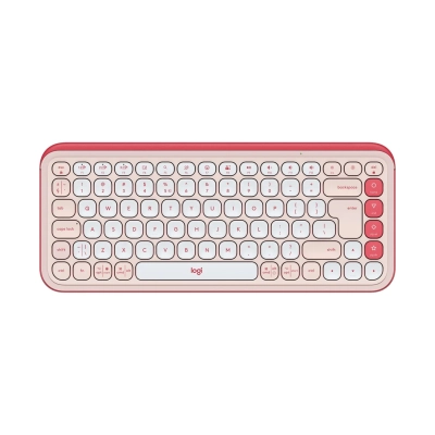Tipkovnica LOGITECH POP Icon Keys, 920-013073, bežična, roza   - Logitech Summer Promo