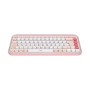Tipkovnica LOGITECH POP Icon Keys, 920-013073, bežična, roza