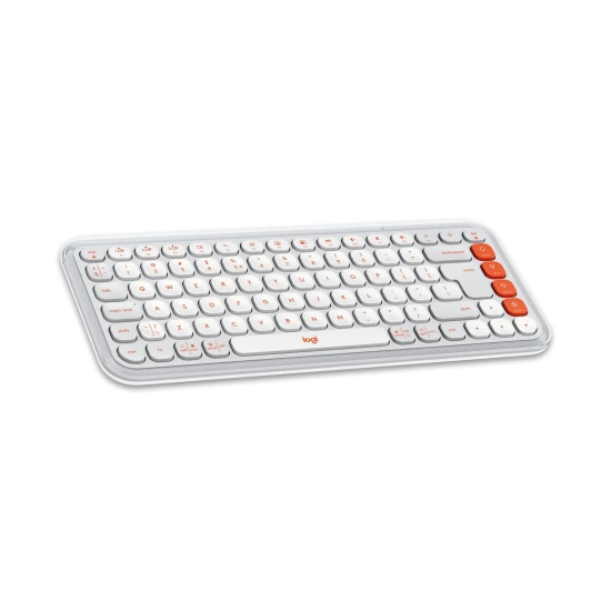 Tipkovnica LOGITECH POP Icon Keys, 920-013072, bežična, bijela