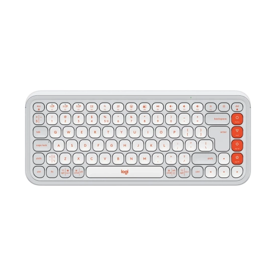 Tipkovnica LOGITECH POP Icon Keys, 920-013072, bežična, bijela