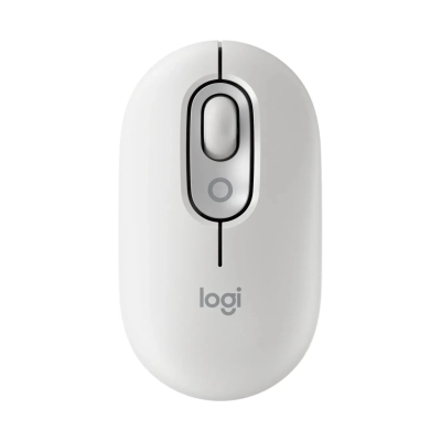 Miš LOGITECH POP, 910-007411, bežični, 4000dpi, bijeli