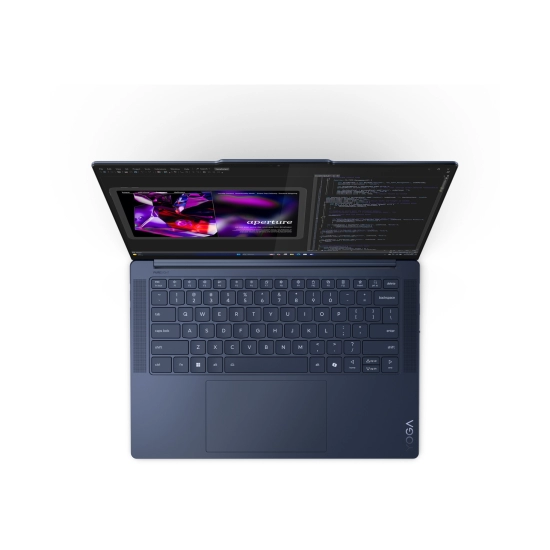 Laptop LENOVO Yoga Slim 7 14Q8X9, 83ED002ERM, Snapdragon X Elite X1E, 32GB, 1TB, Qualcomm Adreno, 14.5incha 3K OLED Touch 90Hz, Windows 11H, plavi