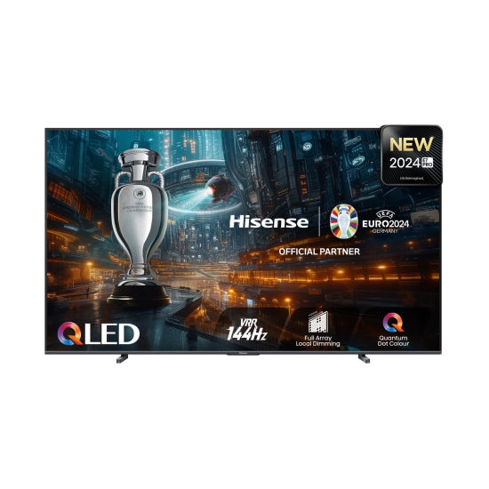 Televizor LED 100incha HISENSE 100E7NQ PRO, 4K UHD, Vidaa OS, , DVB-T2/T/C/S2/S, HDMI, Wi-Fi, USB, energetski razred E