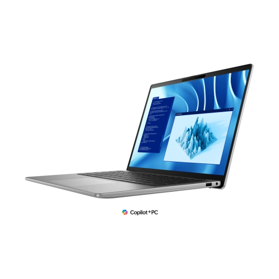 Laptop DELL Latitude 7455, 1010092367-N1256, Snapdragon X Elite X1E-80-100, 16GB, 512GB, Qualcomm Adreno, 14incha QHD+ IPS, Windows 11P, sivi