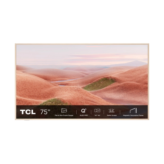 Televizor LED 75incha TCL NXTFRAME TV 75A300W, Google TV, 4K UHD, DVB-T2/C/S2, HDMI, Wi-Fi, USB, energetski razred F