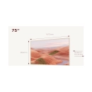 Televizor LED 75incha TCL NXTVISION TV 75A300W, Google TV, 4K UHD, DVB-T2/C/S2, HDMI, Wi-Fi, USB A, energetski razred F
