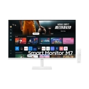 Monitor 32incha SAMSUNG Smart M7, LS32DM703UUXDU, UHD, VA, 60Hz, 4ms, 300cd/m2, 3000:1, USB C, 2x USB A, zvučnici, bijeli