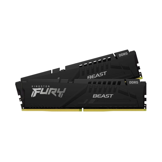 Memorija PC5-48000, 32GB, KINGSTON FURY Beast Black, KF560C36BBE2K2-32, DDR5, 6000MHz, 2x16GB kit Memorija PC5-48000, 32GB, KINGSTON FURY Beast Black, KF560C36BBE2K2-32, DDR5, 6000MHz, 2x16GB kit