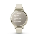 Pametni sportski sat GARMIN Lily 2 Active Lunar Gold/Bone, silikonski remen, 010-02891-00