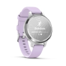 Pametni sportski sat GARMIN Lily 2 Active Silver/Jasmine Purple, silikonski remen, 010-02891-01