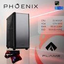 Računalo gaming PHOENIX FLAME Y-600, Intel i3 14100F, 16GB, 500GB SSD, GTX 1650, Set Miš, Tipkovnica, Podloga, Slušalice