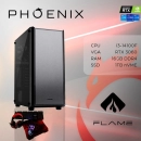 Računalo gaming PHOENIX FLAME Y-601, Intel i3 14100F, 16GB, 1TB SSD, RTX 3060 12GB, Set Miš, Tipkovnica, Podloga, Slušalice