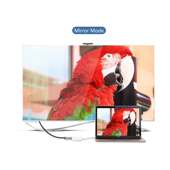 Adapter UGREEN, USB C (M) na HDMI (Ž), 4K@30Hz, bijeli