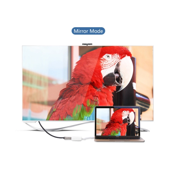 Adapter UGREEN, USB C (M) na HDMI (Ž), 4K@30Hz, bijeli