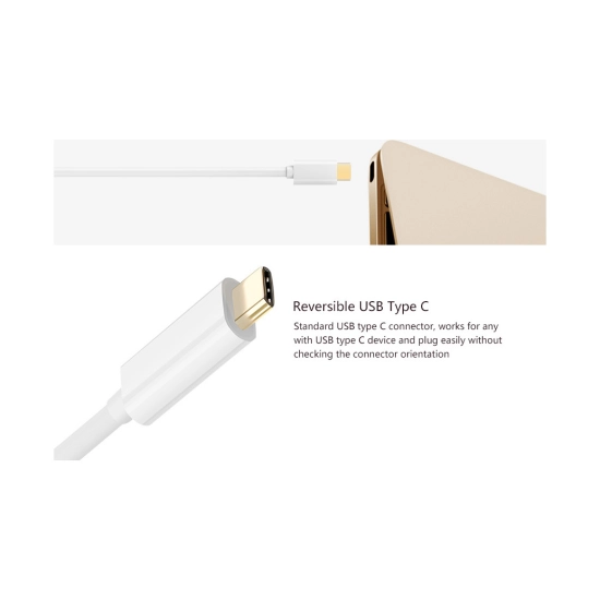 Adapter UGREEN, USB C (M) na HDMI (Ž), 4K@30Hz, bijeli