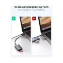 Čitač memorijskih kartica UGREEN, USB C, TF/SD kartice, sivi