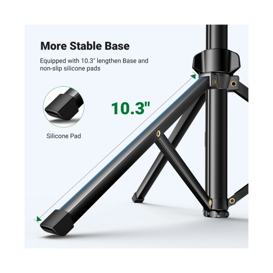 Selfie stick UGREEN 3u1 Tripod s Bluetooth daljinskim, do 7.2incha, crni