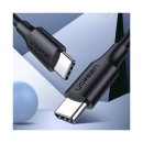 Kabel UGREEN, USB C (M) na USB C (M), 3A, crni, 3m
