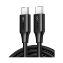 Kabel UGREEN, USB C (M) na USB C (M), PowerDelivery 100W, 5A, crni, 2m