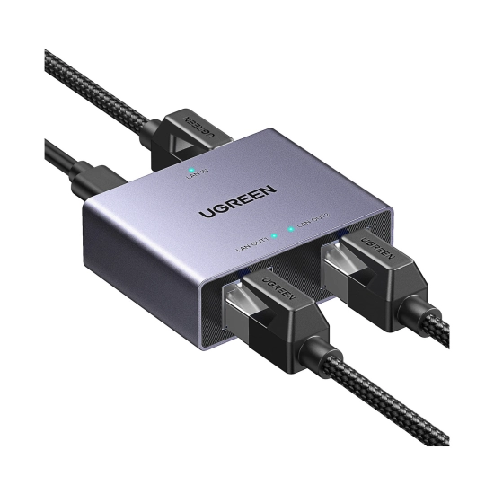 Razdjelnik UGREEN, RJ45 1 na 2x RJ45, sivi Razdjelnik UGREEN, RJ45 1 na 2x RJ45, sivi