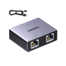 Razdjelnik UGREEN, RJ45 1 na 2x RJ45, sivi