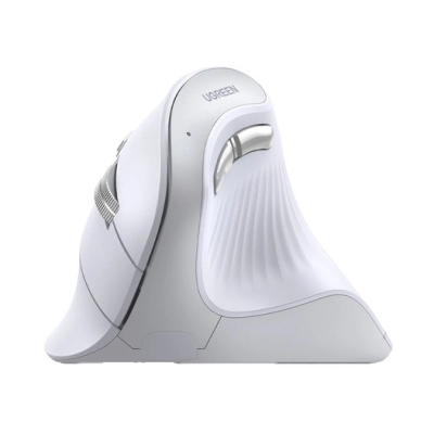 Miš UGREEN, vertikalni, bežični, Bluetooth, 4000 DPI, bijeli  