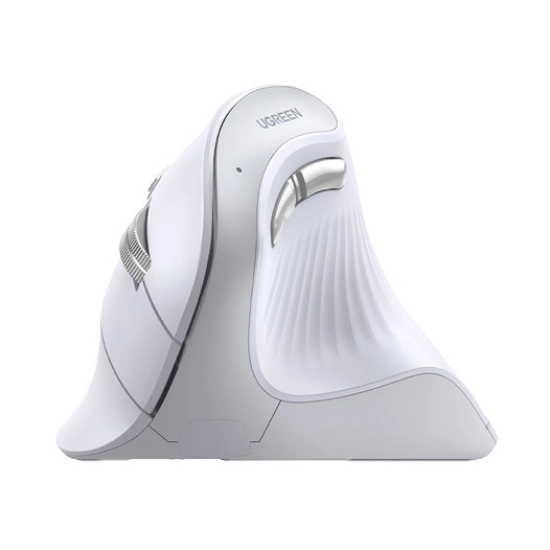 Miš UGREEN, vertikalni, bežični, Bluetooth, 4000 DPI, bijeli
