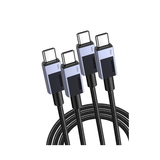 Kabel UGREEN, USB C (M) na USB C (M), PowerDelivery 100W, 5A, sivi, 1m Kabel UGREEN, USB C (M) na USB C (M), PowerDelivery 100W, 5A, sivi, 1m