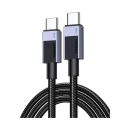 Kabel UGREEN, USB C (M) na USB C (M), PowerDelivery 100W, 5A, sivi, 1m