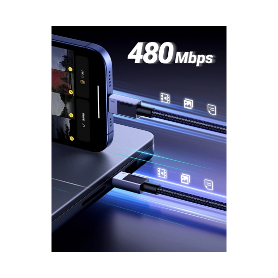 Kabel UGREEN, USB C (M) na USB C (M), PowerDelivery 100W, 5A, sivi, 1m Kabel UGREEN, USB C (M) na USB C (M), PowerDelivery 100W, 5A, sivi, 1m