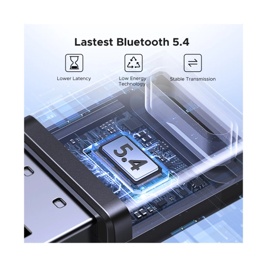 Adapter UGREEN, USB A, Bluetooth 5.4, crni Adapter UGREEN, USB A, Bluetooth 5.4, crni