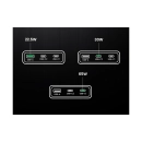 Kućni punjač UGREEN Ultra-Slim Nexode Pro, 65W, 2x USB C, USB A, GaNInfinity, crni