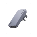 Kućni punjač UGREEN Ultra-Slim Nexode Pro, 65W, 2x USB C, USB A, GaNInfinity, crni