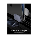 Kućni punjač UGREEN Ultra-Slim Nexode Pro, 65W, 2x USB C, USB A, GaNInfinity, crni