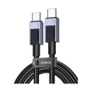 Kabel UGREEN, USB C (M) na USB C (M), PowerDelivery 100W, 5A, sivi, 2m