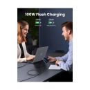 Kabel UGREEN, USB C (M) na USB C (M), PowerDelivery 100W, 5A, sivi, 2m