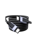 Kabel UGREEN, USB C (M) na USB C (M), PowerDelivery 100W, 5A, sivi, 2m