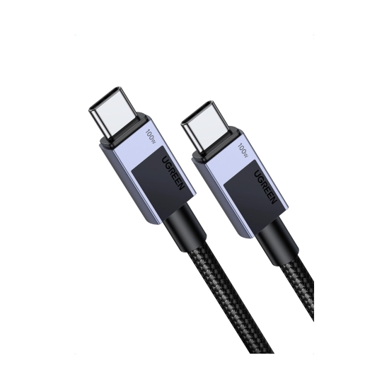 Kabel UGREEN, USB C (M) na USB C (M), PowerDelivery 100W, 5A, sivi, 2m Kabel UGREEN, USB C (M) na USB C (M), PowerDelivery 100W, 5A, sivi, 2m