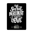 Kuhinjska vaga TERRAILLON First Secret mod. 15106, 1g/3kg, crna