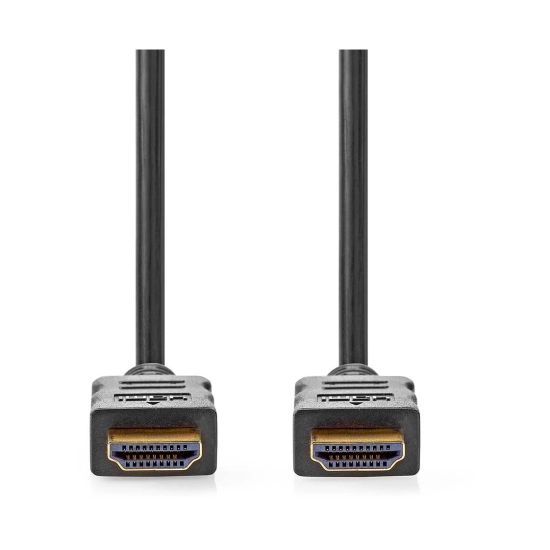 Kabel NEDIS CVGL34060BK05, HDMI (m) na HDMI (m), 4K@60Hz, ethernet, crni, 0.5m Kabel NEDIS CVGL34060BK05, HDMI (m) na HDMI (m), 4K@60Hz, ethernet, crni, 0.5m