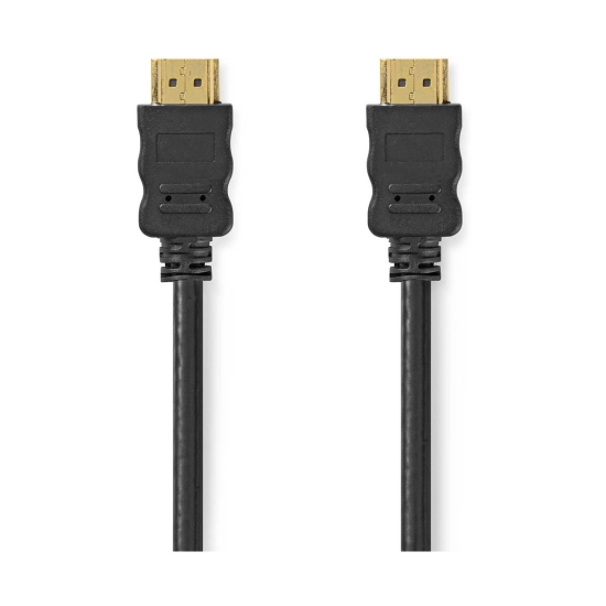 Kabel NEDIS CVGL34060BK05, HDMI (m) na HDMI (m), 4K@60Hz, ethernet, crni, 0.5m Kabel NEDIS CVGL34060BK05, HDMI (m) na HDMI (m), 4K@60Hz, ethernet, crni, 0.5m