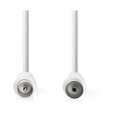 Kabel NEDIS CSGL40000WT30, antenski (M) na (F), bijeli, 3m