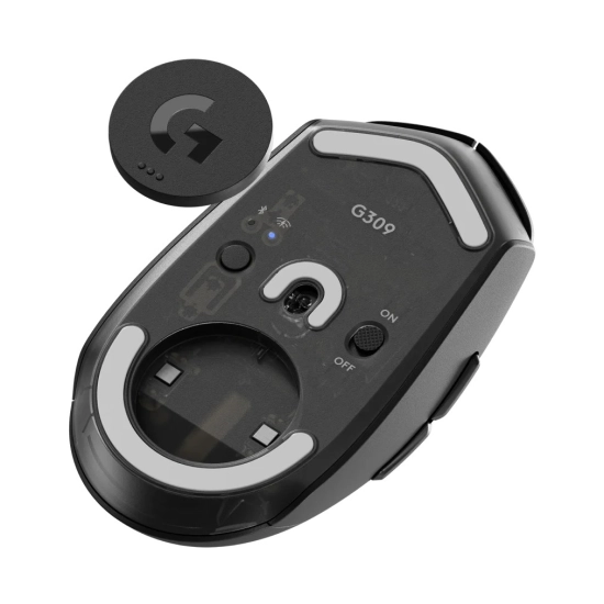Miš LOGITECH G309, bežični, Bluetooth, 25600dpi, crni