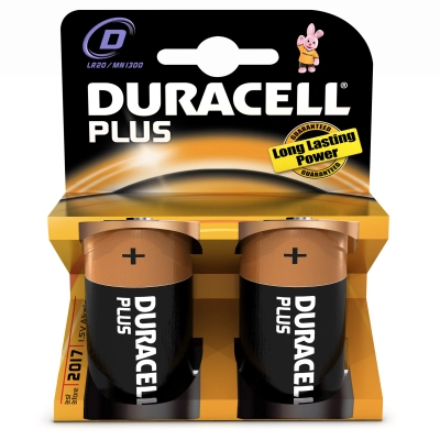 Baterija alkalna Duracell basic american LR20 K2 2 kom     - Jednokratne baterije