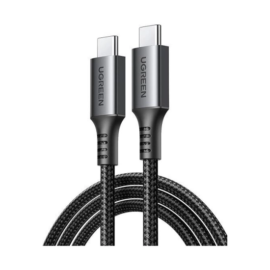 Kabel UGREEN, USB C (M) na USB C(M), PowerDelivery 60W, crno sivi, 2m Kabel UGREEN, USB C (M) na USB C(M), PowerDelivery 60W, crno sivi, 2m