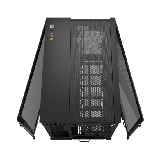 Kućište CORSAIR 2500D Airflow, CC-9011263-WW, Mini-ITX/Micro-ATX, Mid-Tower Dual Chamber, crno