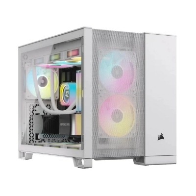 Kućište CORSAIR 2500D Airflow, CC-9011264-WW, Mini-ITX/Micro-ATX, Mid-Tower Dual Chamber, bijelo Kućište CORSAIR 2500D Airflow, CC-9011264-WW, Mini-ITX/Micro-ATX, Mid-Tower Dual Chamber, bijelo