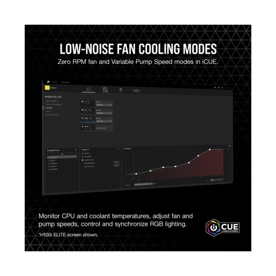 Vodeno hlađenje CORSAIR iCue H115i Elite, CW-9060059-WW, 280mm
