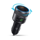 FM transmiter za auto NEDIS CATR3024BK, Hands free, Bluetooth, PD 18 W / PD 24 W, brzo punjenje, pojačanje basa, Google Assistant/Siri, crni
