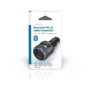 FM transmiter za auto NEDIS CATR3024BK, Hands free, Bluetooth, PD 18 W / PD 24 W, brzo punjenje, pojačanje basa, Google Assistant/Siri, crni